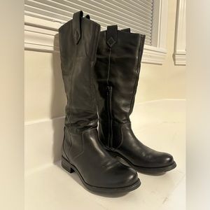 Taos black leather boots